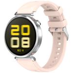For Huawei Watch GT 5 Pro 42mm Quick Release Silicone Watch Band(Light Pink)