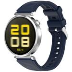 For Huawei Watch GT 5 Pro 42mm Quick Release Silicone Watch Band(Ink Blue)