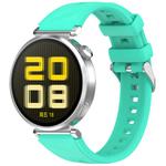 For Huawei Watch GT 5 Pro 42mm Quick Release Silicone Watch Band(Teal Green)
