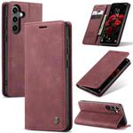 For Samsung Galaxy S24 FE 5G CaseMe 013 Multifunctional Horizontal Flip Leather Phone Case(Red)