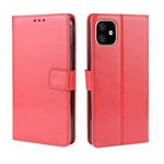 Retro Crazy Horse Texture Horizontal Flip Leather Case for  iPhone 11 Pro 5.8 inch, with Holder & Card Slots & Photo Frame(Red)