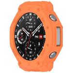 For Amazfit T-Rex3 Armor Hollow TPU Half Coverage Watch Case(Orange)