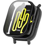 For Redmi Watch 5 Active Tempered Film Integrated PC Watch Protective Case(Black)