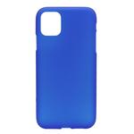 For iPhone 11 Pro Max Solid Color Matte TPU Soft Shell Mobile Phone Protection Back Cover (Blue)