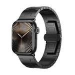 For Apple Watch 42mm / 41mm / 40mm / 38mm Titanium Alloy Metal Watch Band(Black)