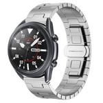 For Samsung Galaxy Watch 3 45mm Titanium Alloy 22mm Metal Watch Band(Silver)