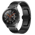 For Samsung Galaxy Watch 46mm Titanium Alloy 22mm Metal Watch Band(Black)