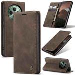 For OPPO Reno12 F /12 FS 5G CaseMe 013 Multifunctional Horizontal Flip Leather Phone Case(Coffee)