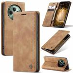 For OPPO Reno12 F /12 FS 5G CaseMe 013 Multifunctional Horizontal Flip Leather Phone Case(Brown)