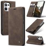 For OPPO Reno13 Global CaseMe 013 Multifunctional Horizontal Flip Leather Phone Case(Coffee)