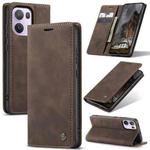 For OPPO Reno13 Pro Global CaseMe 013 Multifunctional Horizontal Flip Leather Phone Case(Coffee)