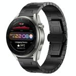 For Huawei Watch3 Pro New Titanium Alloy 22mm Metal Watch Band(Black)