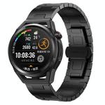 For Huawei Watch GT Runner Titanium Alloy 22mm Metal Watch Band(Black)