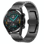 For Huawei Watch GT2 46mm Titanium Alloy 22mm Metal Watch Band(Titanium Color)