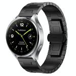 For Xiaomi Watch 2 Titanium Alloy 22mm Metal Watch Band(Black)