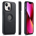 For iPhone 13 Suteni G1 Cross Texture MagSafe Phone Case(Black)