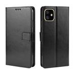 Retro Crazy Horse Texture Horizontal Flip Leather Case for Apple iPhone 11 Pro Max 6.5 inch, with Holder & Card Slots & Photo Frame(Black)