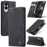For Samsung Galaxy S25 Edge 5G CaseMe 013 Multifunctional Horizontal Flip Leather Phone Case(Black)