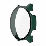 For Huawei Watch GT 5 46mm ENKAY Hat-Prince Tempered Glass Film Integrated PC Watch Case(Dark Green)