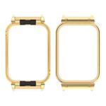 For Xiaomi Smart Band 9 Pro Metal Frame Watch Protective Case(Gold)