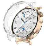 For Huawei Watch GT5 Pro 42MM Half Coverage PC Hollow Watch Protective Case(Transparent)