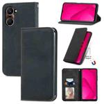 For vivo Y37 Retro Skin Feel Magnetic Flip Leather Phone Case(Black)