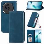 For Nothing Phone 3a Retro Skin Feel Magnetic Flip Leather Phone Case(Blue)