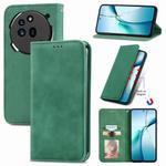 For Nothing Phone 3a Pro Retro Skin Feel Magnetic Flip Leather Phone Case(Green)