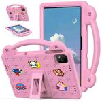 For Infinix Xpad 11 X1101 2024 Handle Kickstand Children EVA Shockproof Tablet Case(Pink)