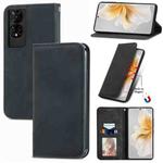 For TCL 50 5G Retro Skin Feel Magnetic Flip Leather Phone Case(Black)