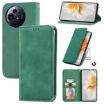 For TCL 50 Pro NxtPaper Retro Skin Feel Magnetic Flip Leather Phone Case(Green)