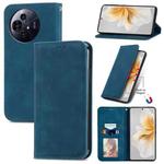 For TCL 50 Pro NxtPaper Retro Skin Feel Magnetic Flip Leather Phone Case(Blue)