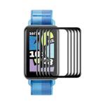 For Honor Band 10 5pcs ENKAY 3D Full Coverage Soft PC Edge PMMA HD Screen Film