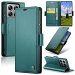 For Xiaomi 14T CaseMe 023 Butterfly Buckle Litchi Texture RFID Anti-theft Leather Phone Case(Green)