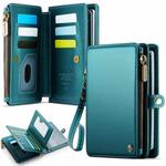 CaseMe-Me60 Multi-functional Anti-theft Swipe Passport Wallet(Green)