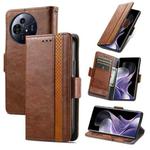 For TCL 50 Pro NxtPaper CaseNeo Splicing Dual Magnetic Buckle Leather Phone Case(Brown)