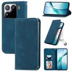 For Xiaomi 15 Retro Skin Feel Magnetic Flip Leather Phone Case(Blue)