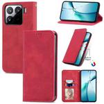 For Xiaomi 15 Retro Skin Feel Magnetic Flip Leather Phone Case(Red)