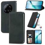For Xiaomi 15 Ultra Retro Skin Feel Magnetic Flip Leather Phone Case(Black)