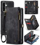 For Samsung Galaxy A56 CaseMe 008 Detachable Multifunctional Leather Phone Case(Black)