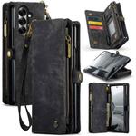 For Samsung Galaxy Z Fold7 CaseMe 008 Detachable Multifunctional Leather Phone Case(Black)