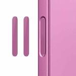 For iPhone 16 / 16 Plus / 16 Pro / 16 Pro Max NORTHJO 2Pcs Camera Control Button Protector Tempered Glass Film(Pink)