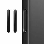 For iPhone 16 / 16 Plus / 16 Pro / 16 Pro Max NORTHJO 2Pcs Camera Control Button Protector Tempered Glass Film(Black)