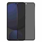 For Samsung Galaxy S24 FE 5G NORTHJO A++ 28 Degree Privacy Full Glue Silk Printing Tempered Glass Film