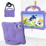 For Honor Pad X9 Handle Football Shaped EVA Shockproof Tablet Case(Light Purple)