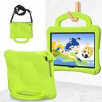 For Honor Pad X8 / X8 Lite 10.1 Handle Football Shaped EVA Shockproof Tablet Case(Grass Green)