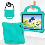 For Huawei MatePad SE 10.1 2022 Handle Football Shaped EVA Shockproof Tablet Case(Mint  Green)