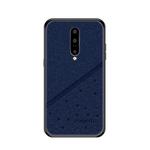 PINWUYO Full Coverage Waterproof Shockproof PC+TPU+PU Protective Case for Oneplus7 pro(Blue)