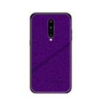 PINWUYO Full Coverage Waterproof Shockproof PC+TPU+PU Protective Case for Oneplus7 pro(Purple)