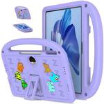 For Honor Pad 9 12.1 Cartoon Sparrow EVA Shockproof Tablet Case(Taro Purple)